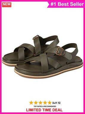 Leather Slide Sandal with Arch Support & Metatarsal Support
